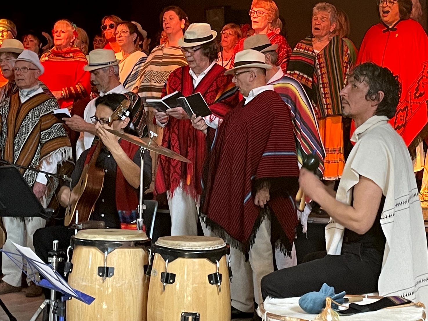 percussions et chanteurs