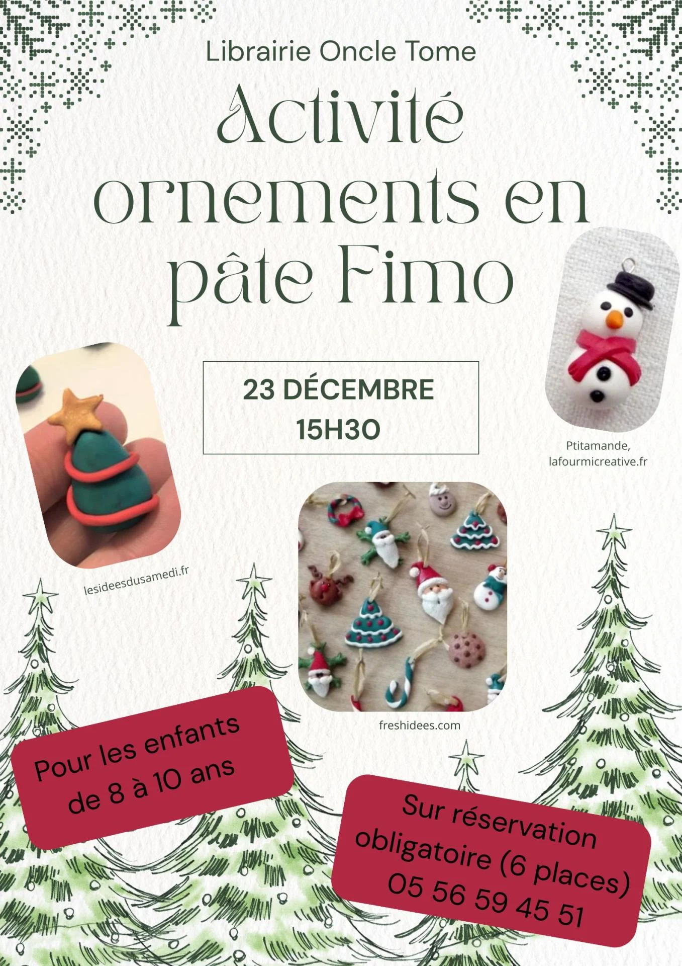 Affiche activite noel