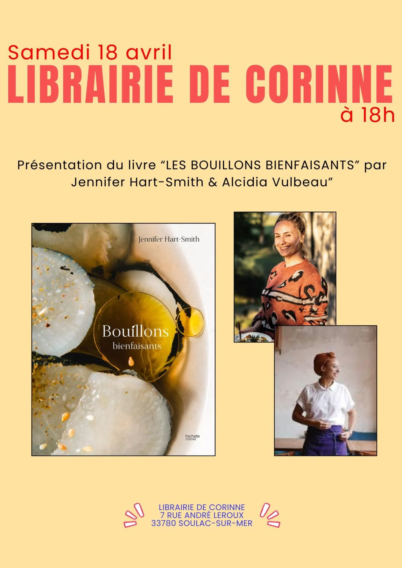 Bouillons bienfaisants samedi 18 avril